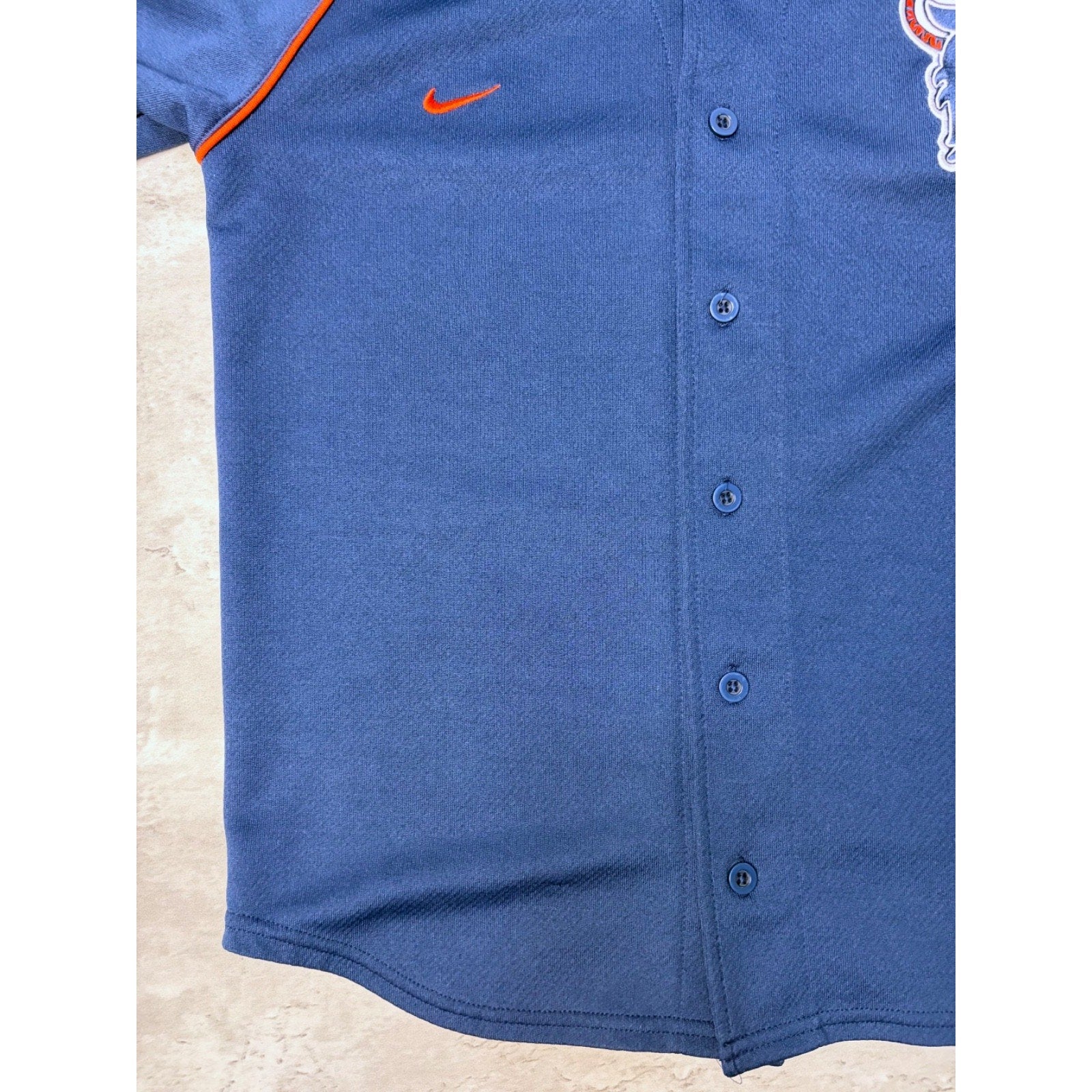 Vintage Detroit Tigers MLB Nike Embroidered Logo Jersey Size Medium YOUTH