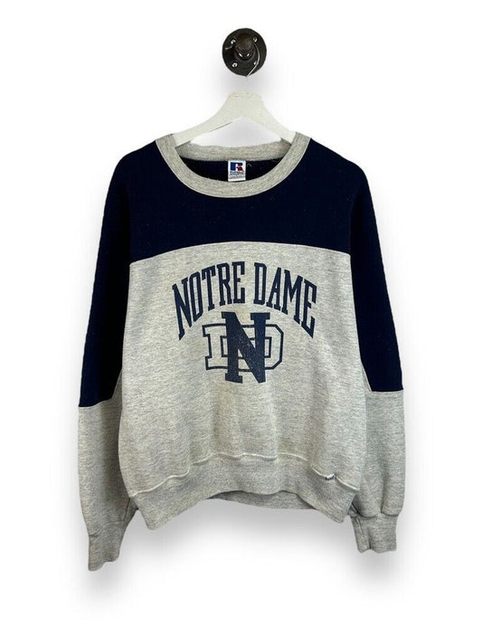 Vintage 90s Notre Dame Fighting Irish NCAA Collegiate Sweatshirt Size Large