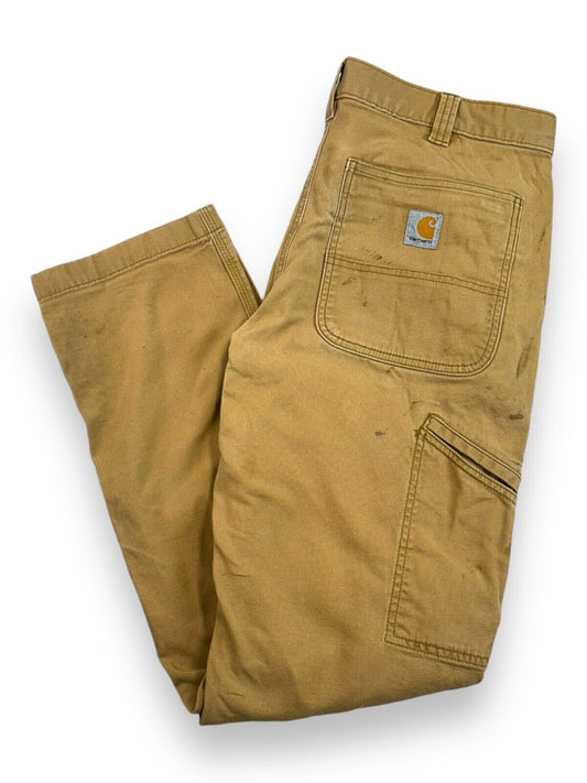 Carhartt Canvas Workwear Five Pocket Workwear Double Knee Pants Size 34