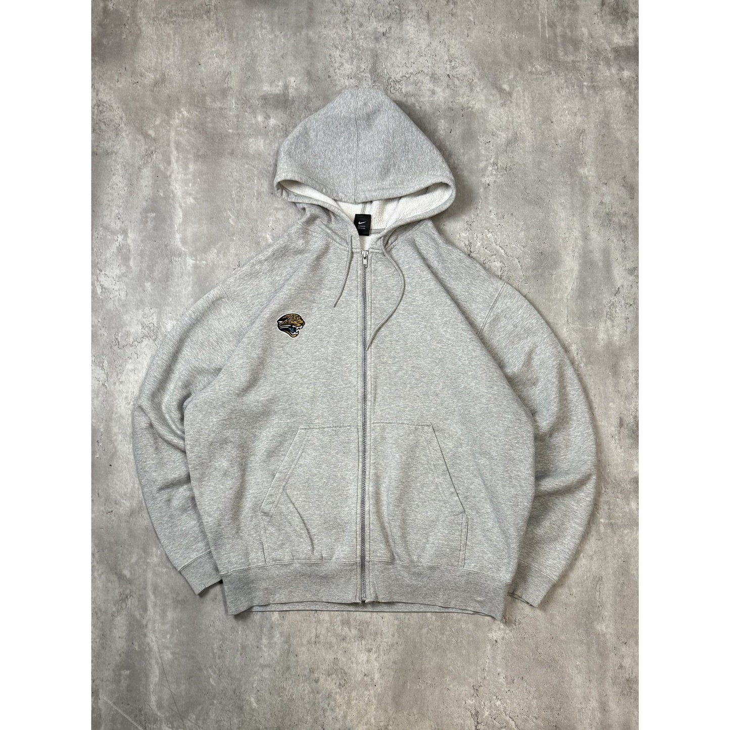 Vintage Jacksonville Jaguars NFL Full Zip Hooded Nike Sweatshirt Size Large