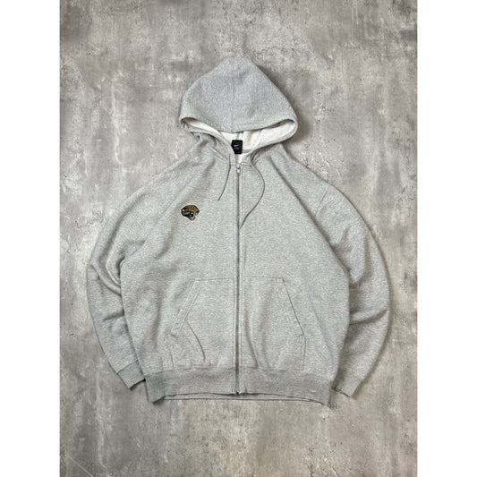 Vintage Jacksonville Jaguars NFL Full Zip Hooded Nike Sweatshirt Size Large