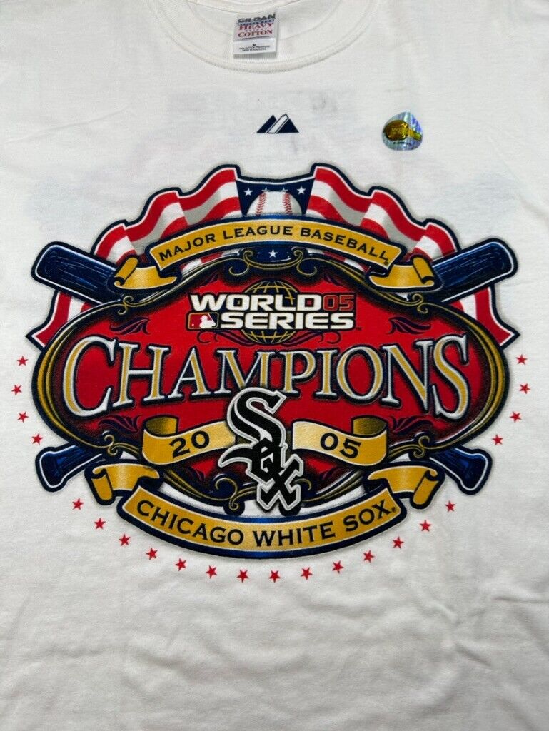 2005 Chicago White Sox MLB World Series Champs Graphic T-Shirt Size Medium