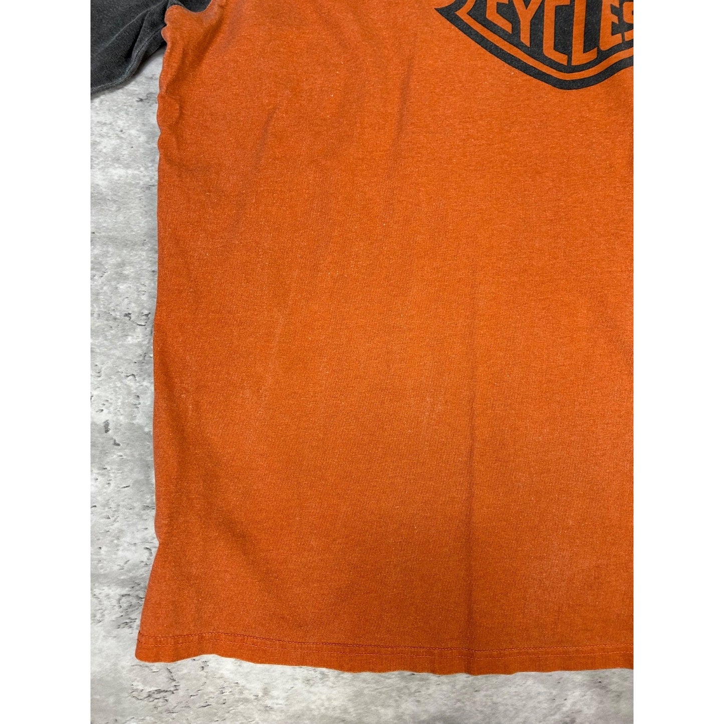 Harley Davidson All Over Print 1/4 Zip Collared Shirt Size XL