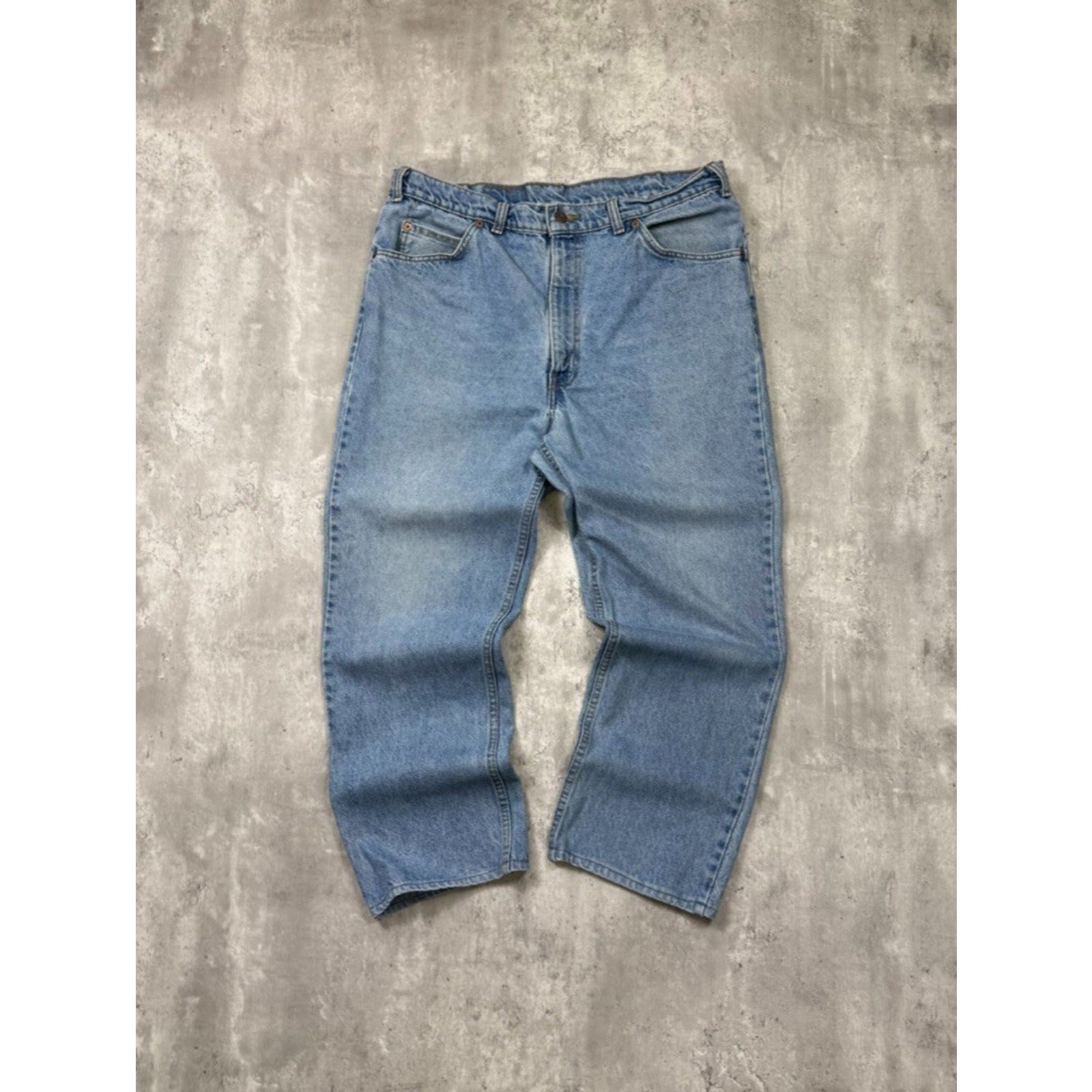 Vintage 80s/90s Levis Orange Tab Light Wash Denim Pants Size 36