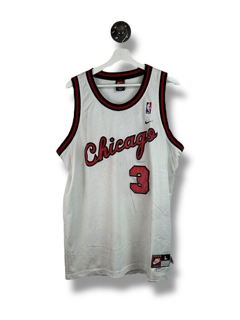 Vintage Tyson Chandler #3 Chicago Bulls NBA Nike Swingman Jersey Size Large