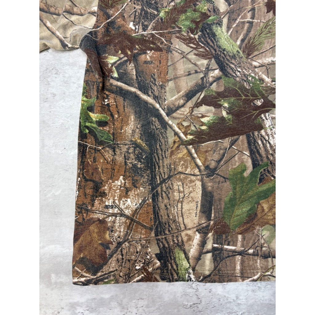 Vintage Code V Apg Tree Camo Hunting T-Shirt Size XL