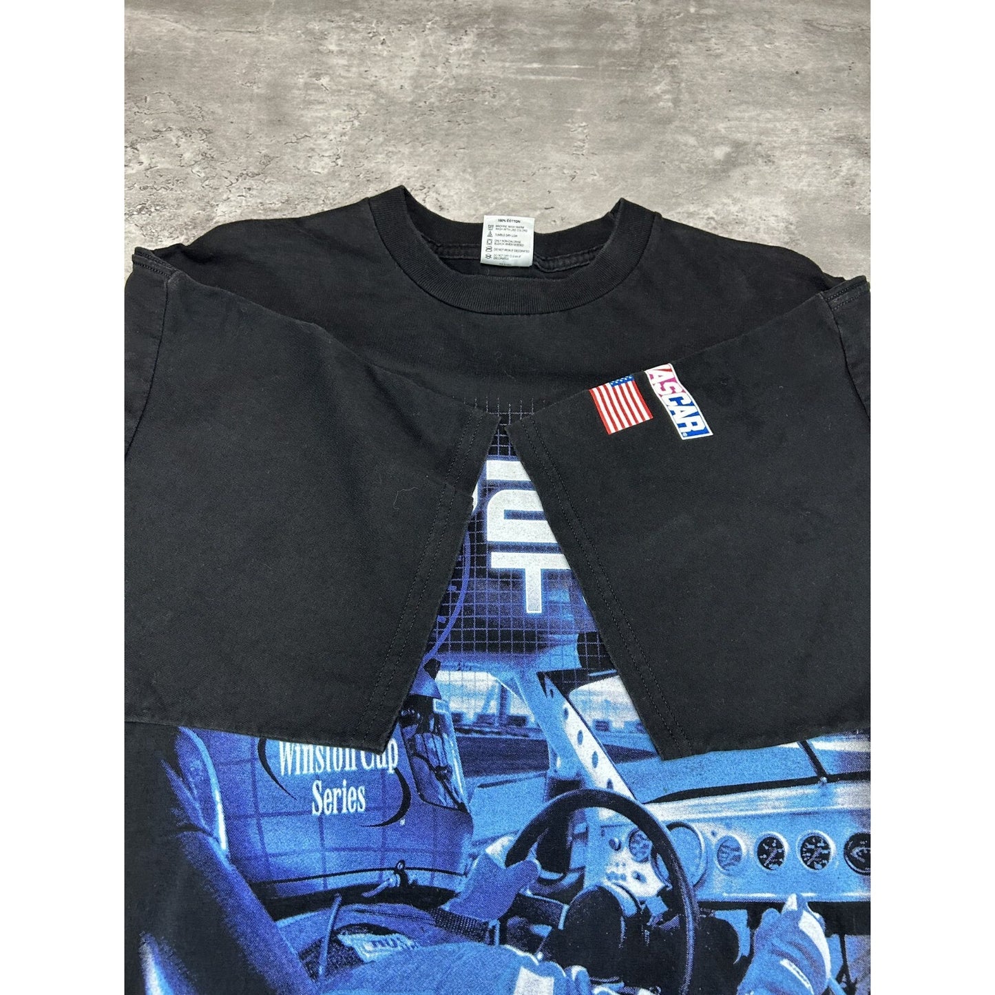 Vintage 2002 Nascar Winston Cup The Limit Tour Big Graphic T-Shirt Size 2XL