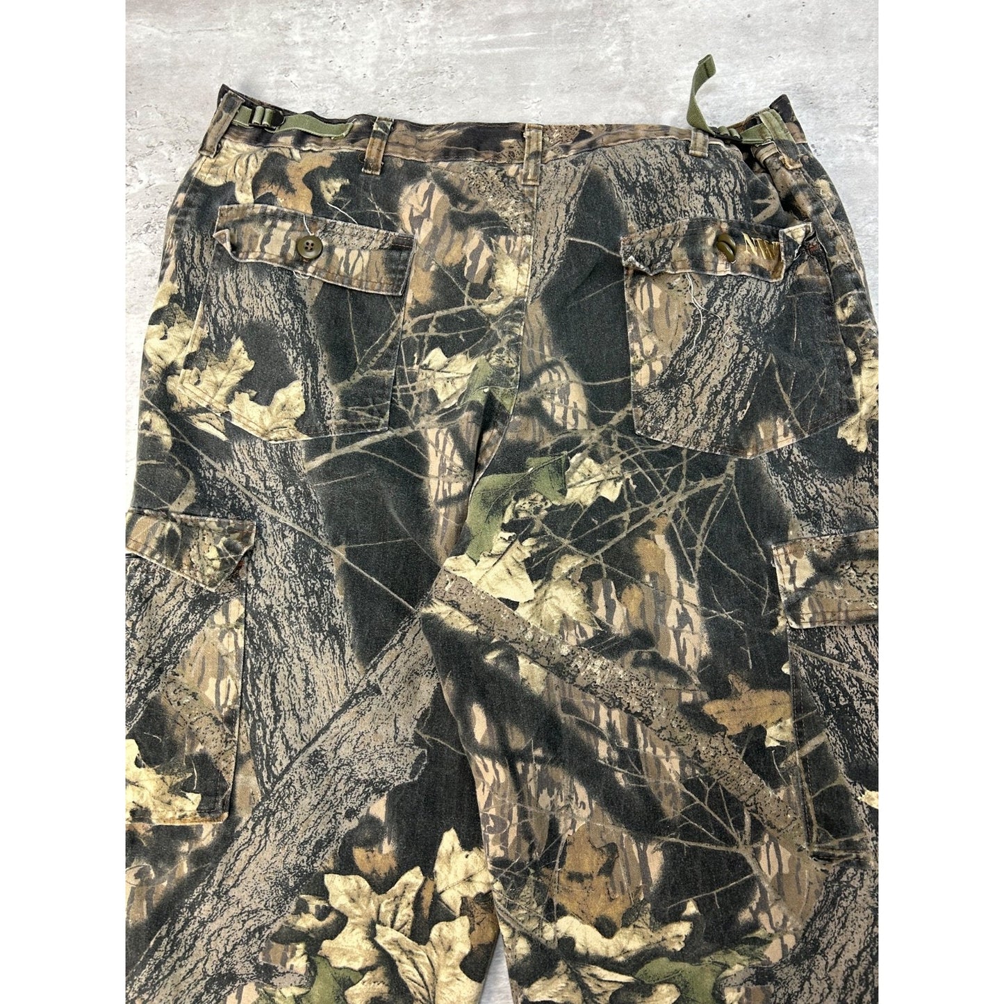 Vintage NWTF Tree Camo Hunting Cargo Pants Size XL