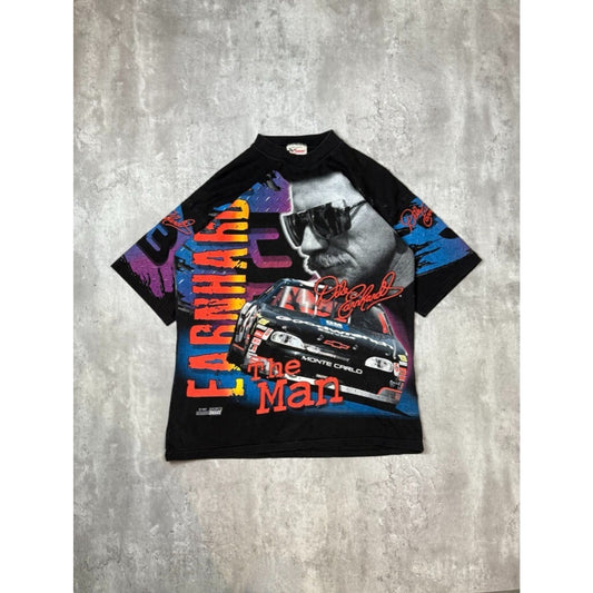 Vintage 1997 Dale Earnhardt #3 The Man Nascar Racing AOP T-Shirt Size Large