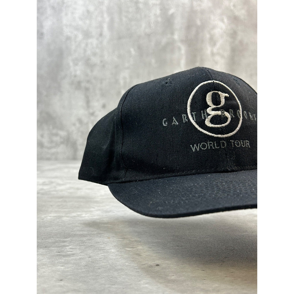 Vintage 1999 Garth Brooks World Tour Country Music Spellout Snapback Hat OSFA