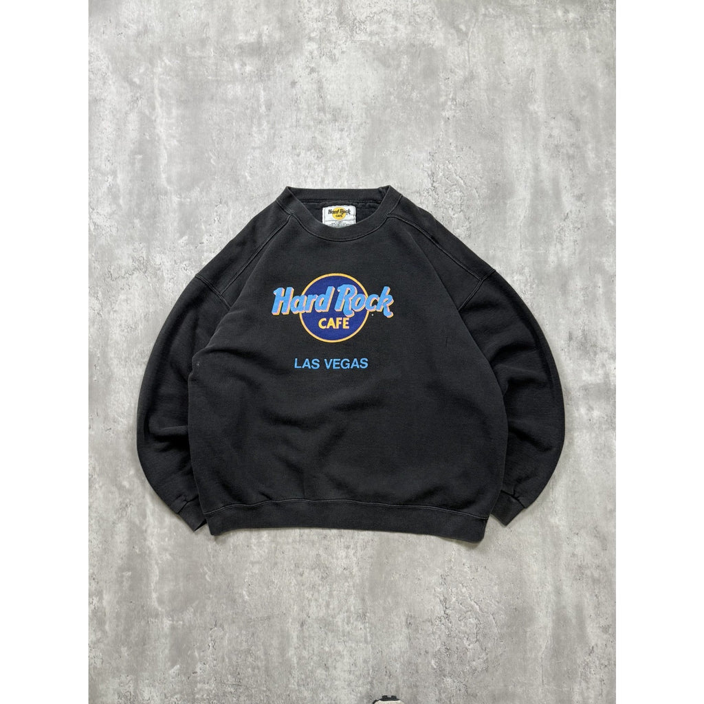 Vintage 90s Hard Rock Cafe Las Vegas Destination Graphic Sweatshirt Size XL