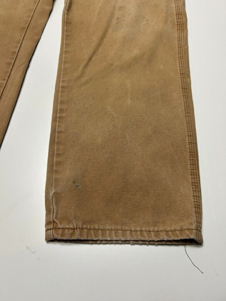 Vintage Dickies Canvas Workwear Carpenter Pants Size 36W Beige