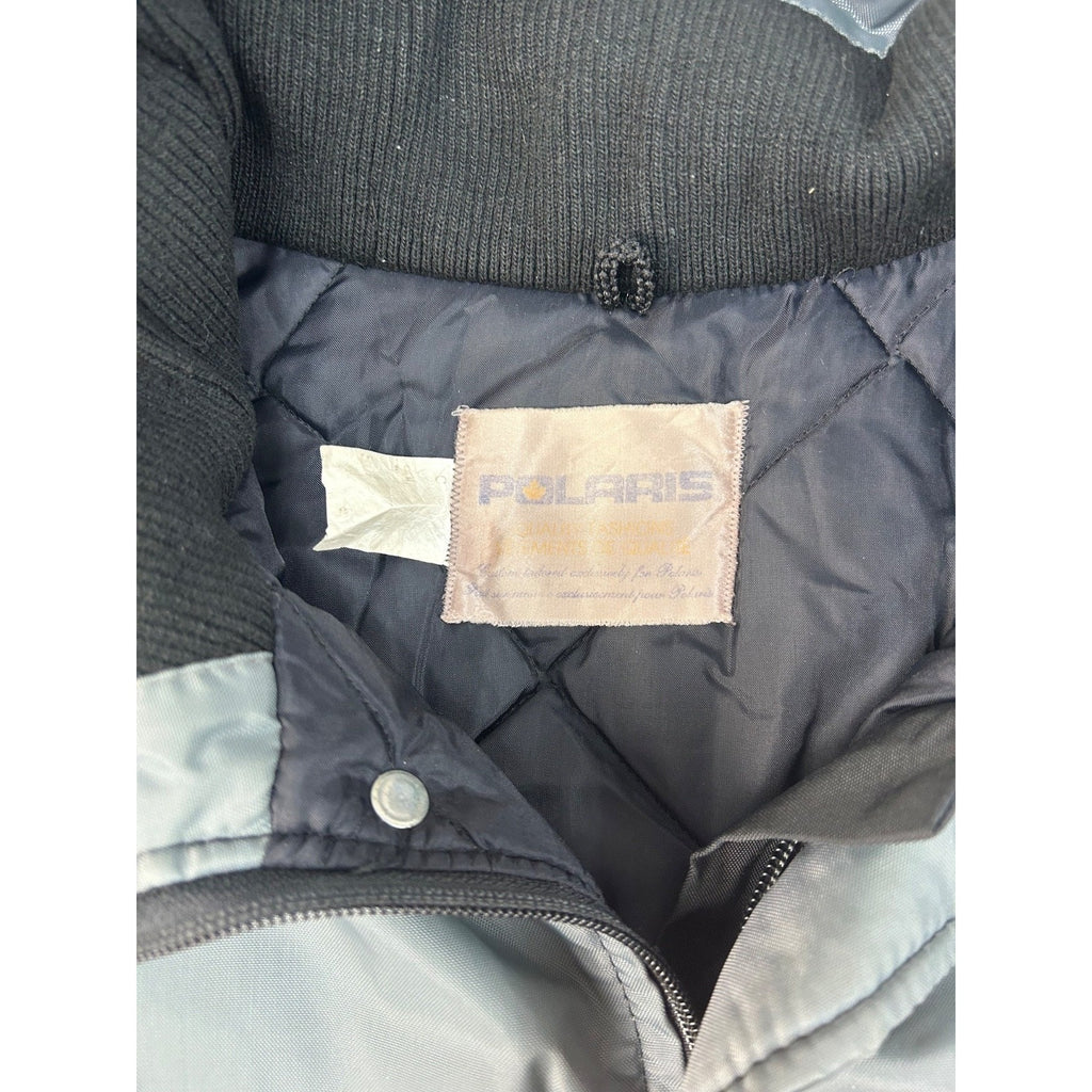 Vintage 90s Polaris Embroidered Logo Full Zip Insulated Jacket Size Large
