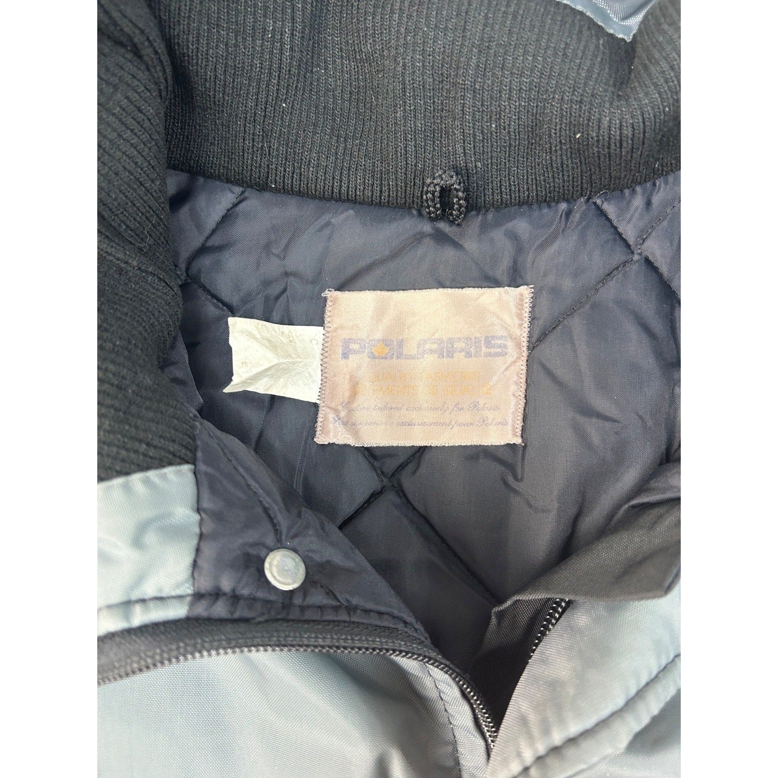 Vintage 90s Polaris Embroidered Logo Full Zip Insulated Jacket Size Large