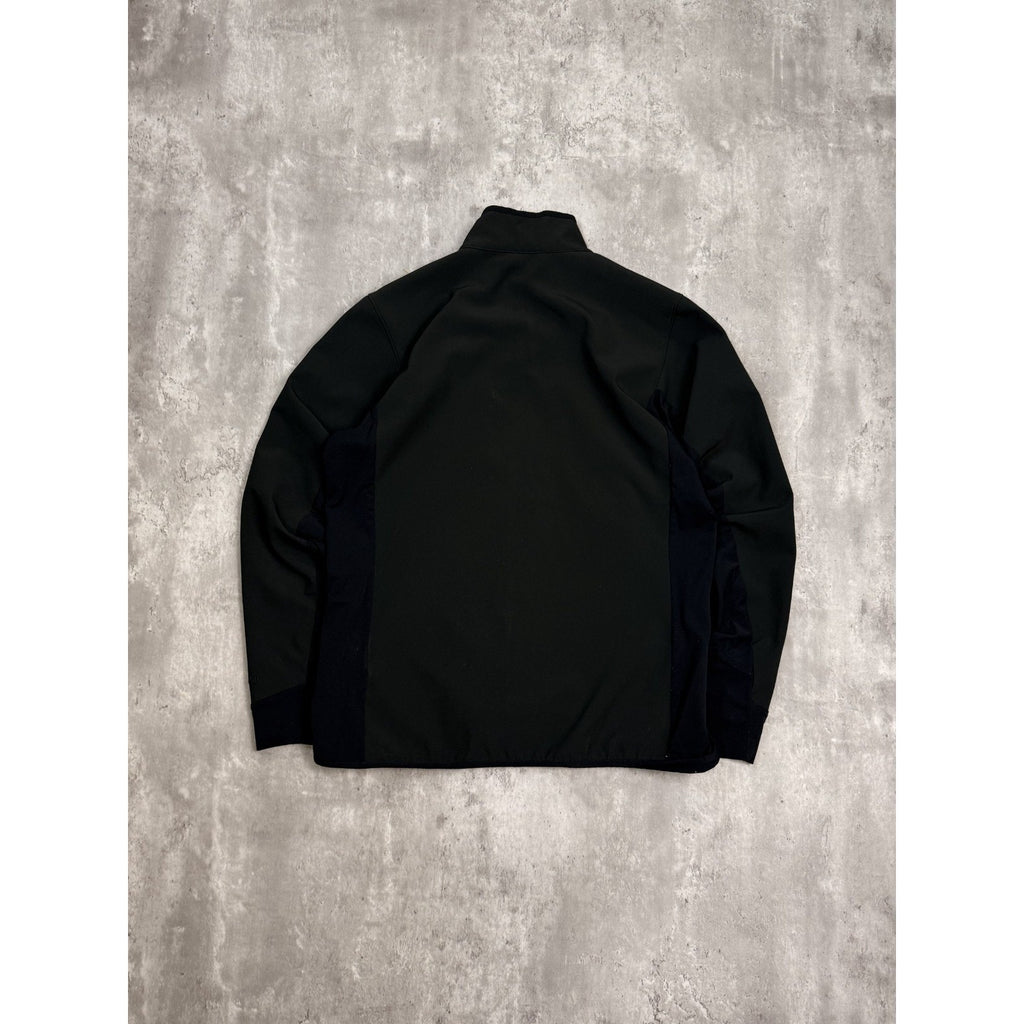 Vintage Patagonia Tonal Spellout Logo Nylon Full Zip Jacket Size Medium Black