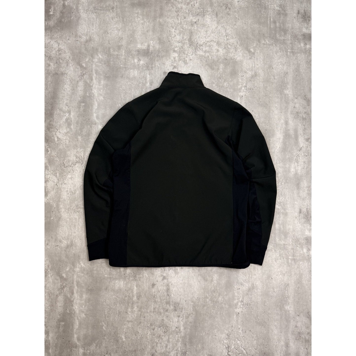 Vintage Patagonia Tonal Spellout Logo Nylon Full Zip Jacket Size Medium Black