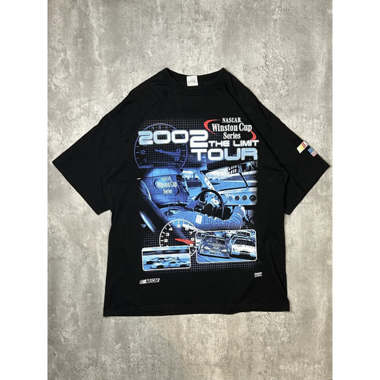 Vintage 2002 Nascar Winston Cup The Limit Tour Big Graphic T-Shirt Size 2XL