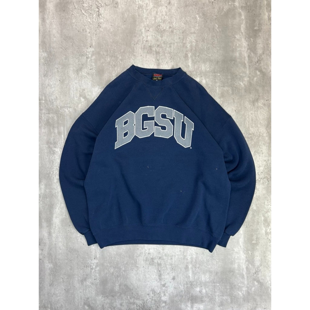 Vintage 90s Bowling Green State University NCAA Spellout Sweatshirt Size XL