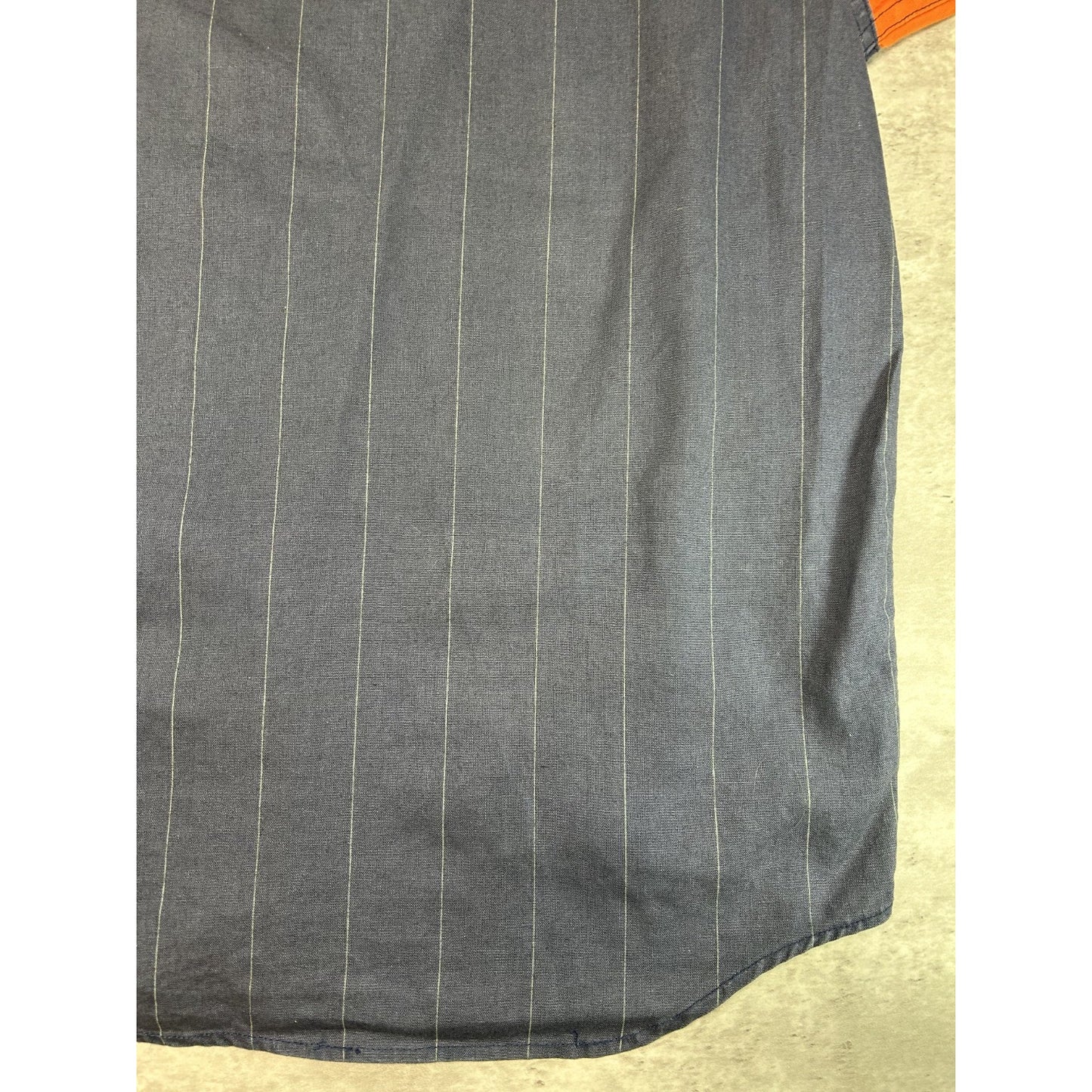 Vintage 90s Detroit Tigers MLB Pinstripe Stitched Baseball Jersey Size Large