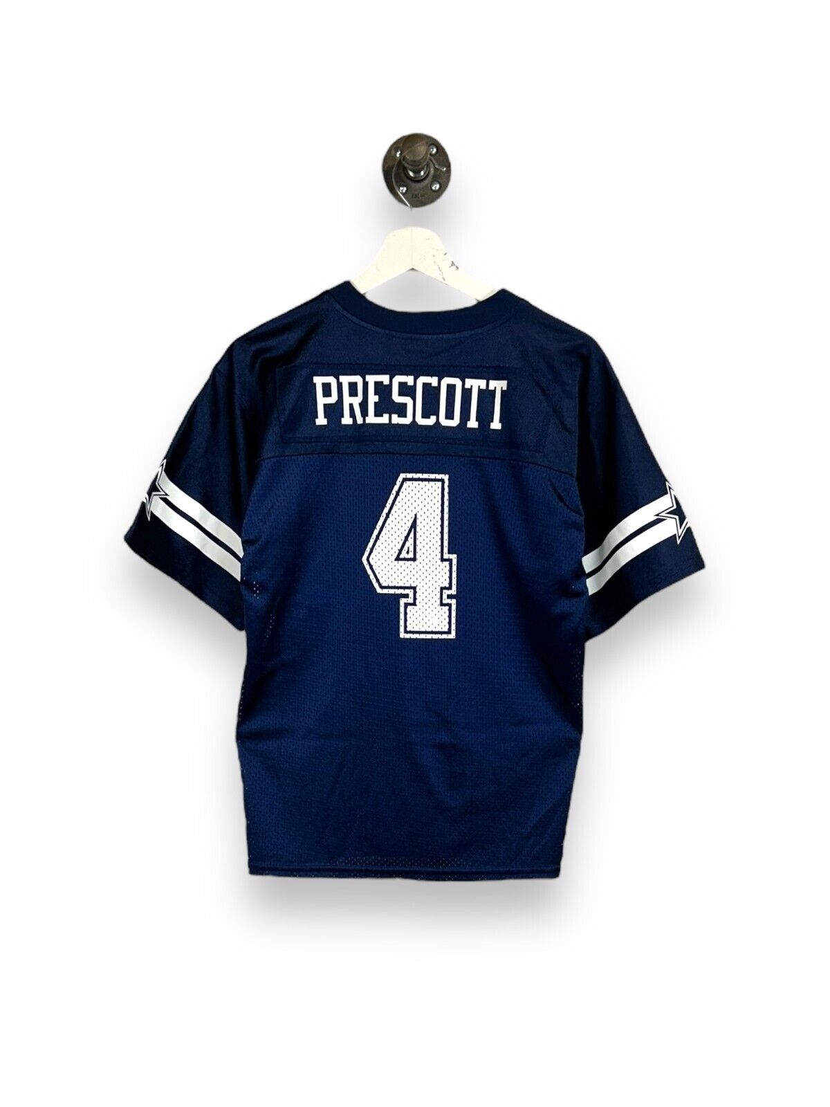 Vintage Dak Prescott #4 Dallas Cowboys NFL Football Jersey Size YOUTH Large Blue