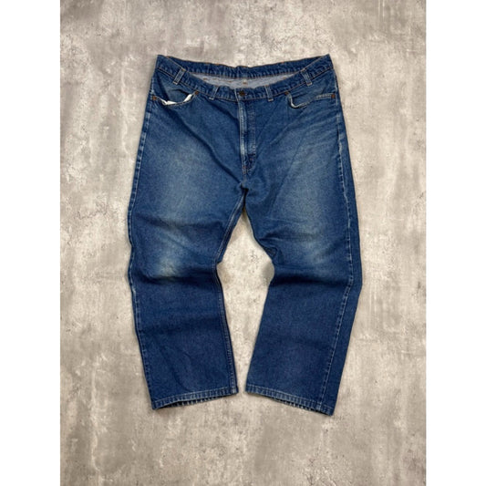 Vintage 80s/90s Levis Orange Tab Dark Wash Pants Size 41 Blue