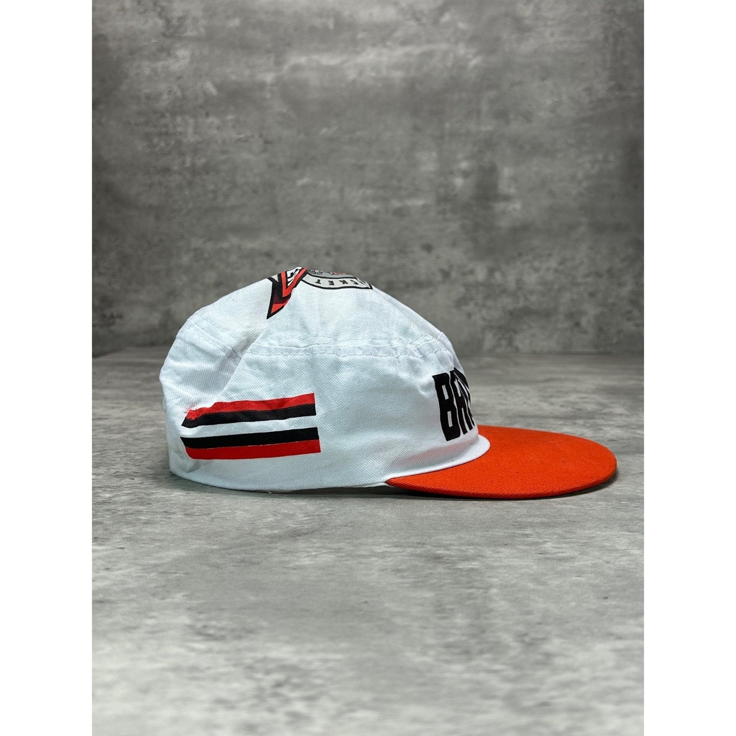 Vintage 80s/90s Cleveland Browns NFL Graphic Spellout Logo Snapback Hat OSFA