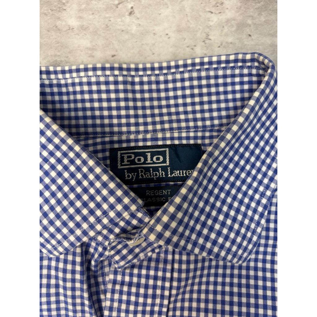 Vintage Polo Ralph Lauren Single Pocket Long Sleeve Button Up Shirt Size XL