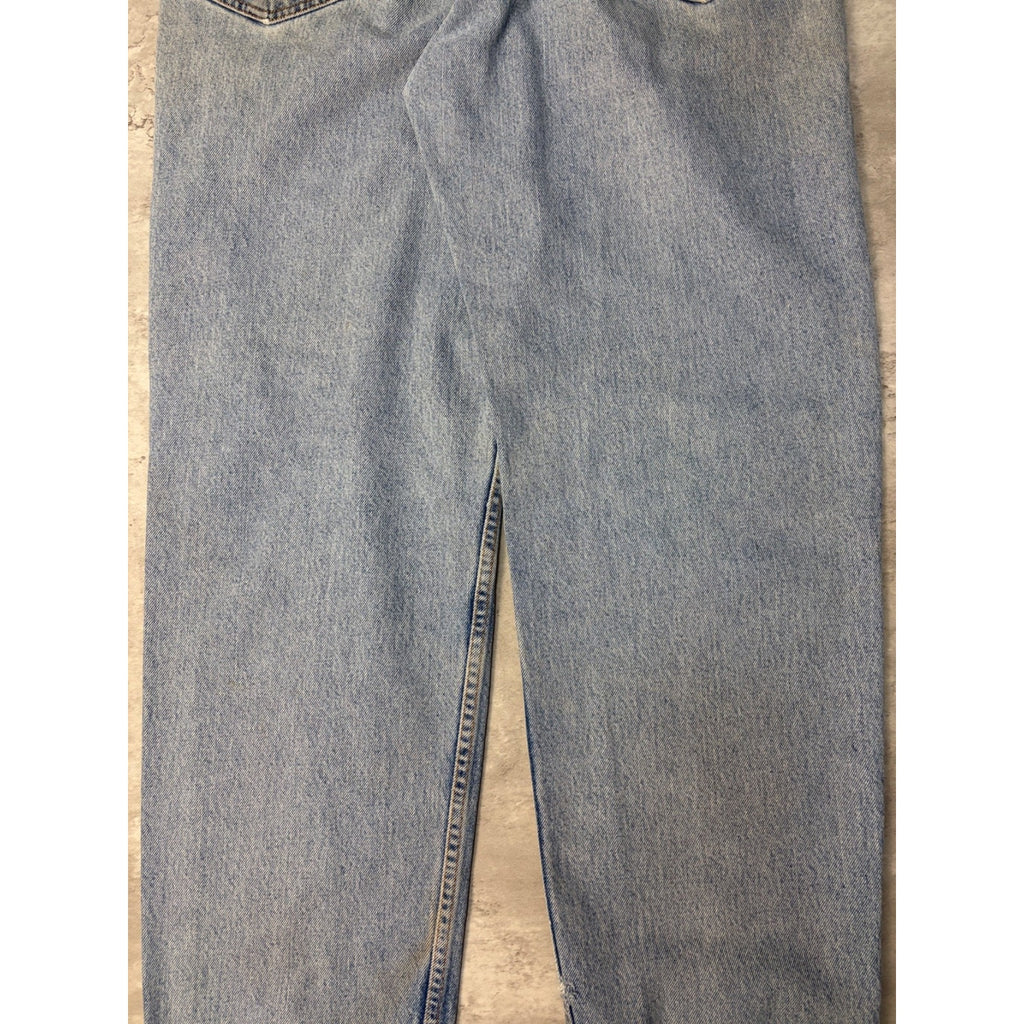 Vintage Levis 550 Red Tab Relaxed Fit Medium Wash Denim Pants Size 34