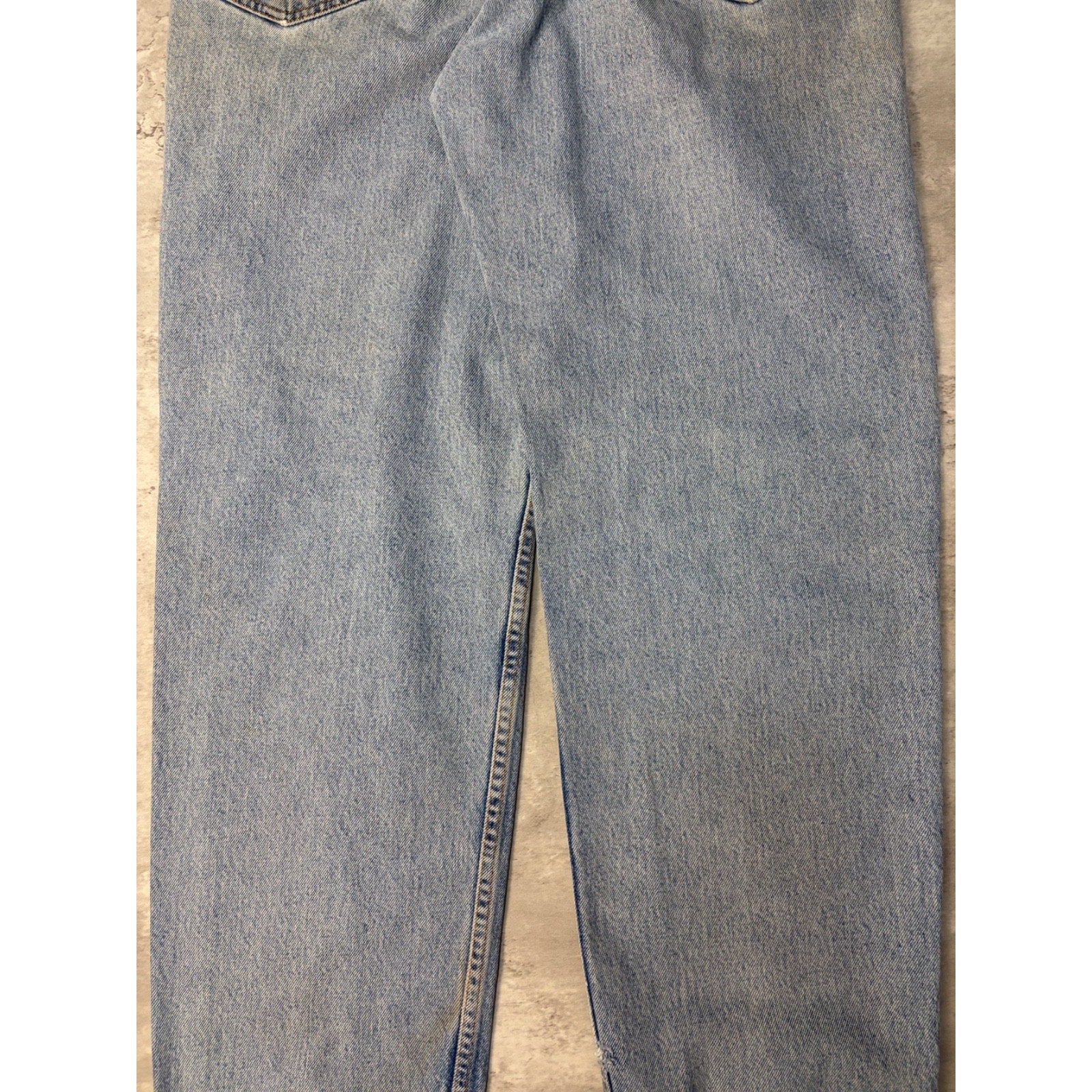 Vintage Levis 550 Red Tab Relaxed Fit Medium Wash Denim Pants Size 34