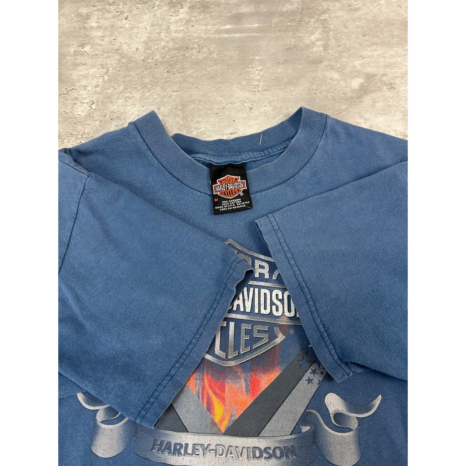Vintage 1999 Harley Davidson Motorcycles Classic Logo Graphic T-Shirt Sz Medium