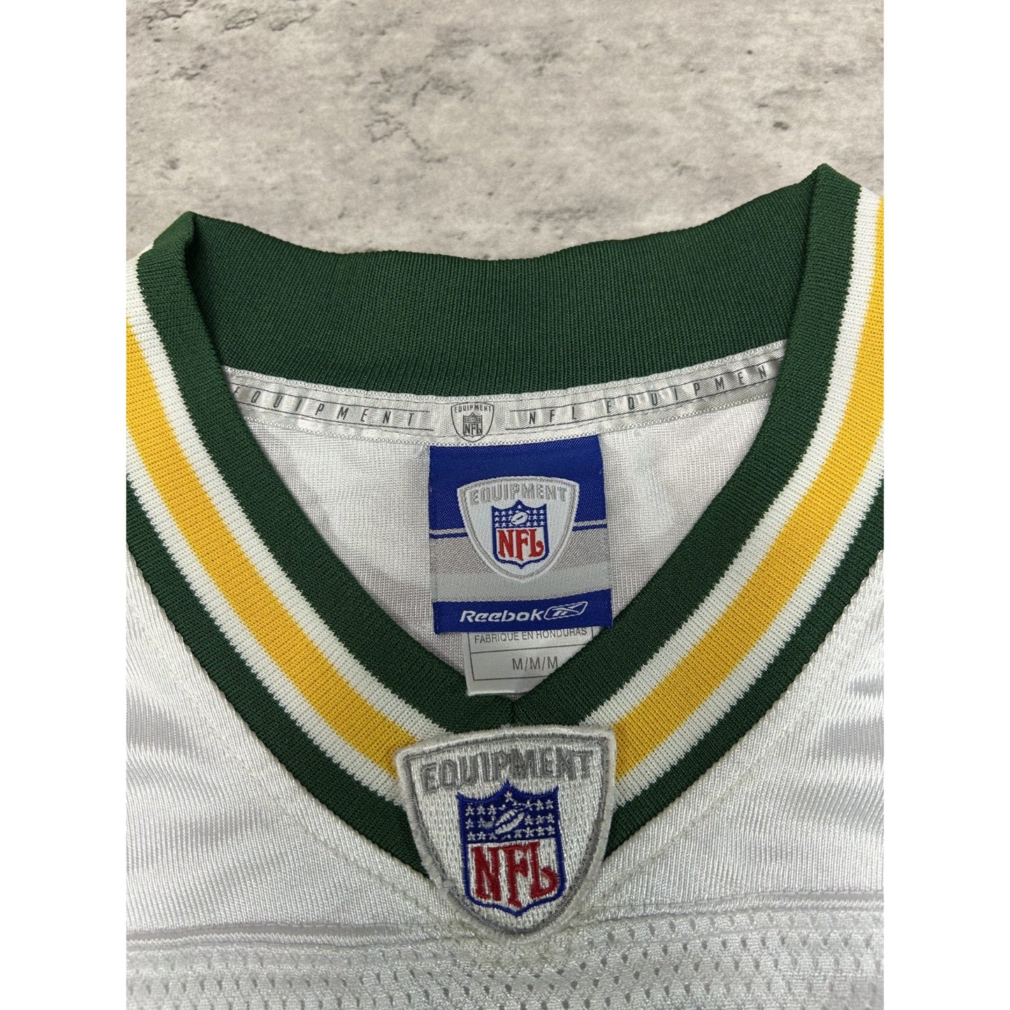 Vintage A.J. Hawk #50 Green Bay Packers NFL Reebok Football Jersey Size Medium