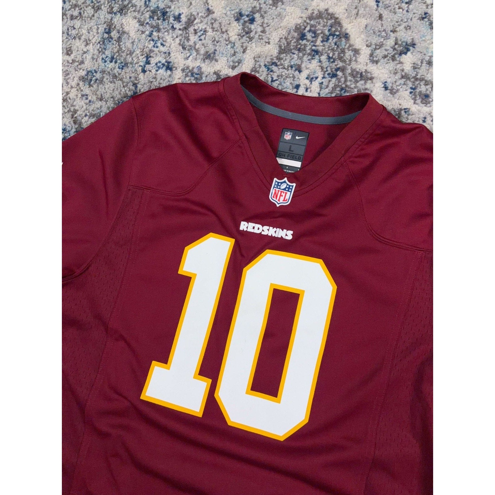 Vintage Robert Griffin III Washington Redskins NFL Nike Football Jersey Sz Large