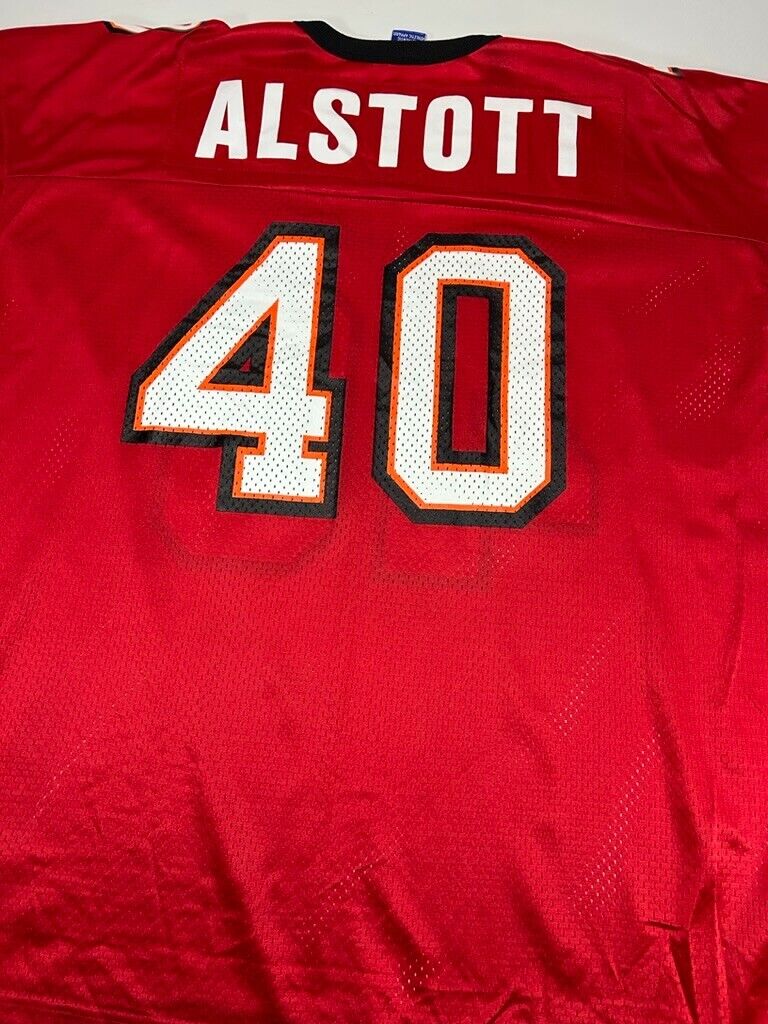 Vintage 90s Mike Alstott #40 Tampa Bay Buccaneers NFL Football Jersey Size 2XL