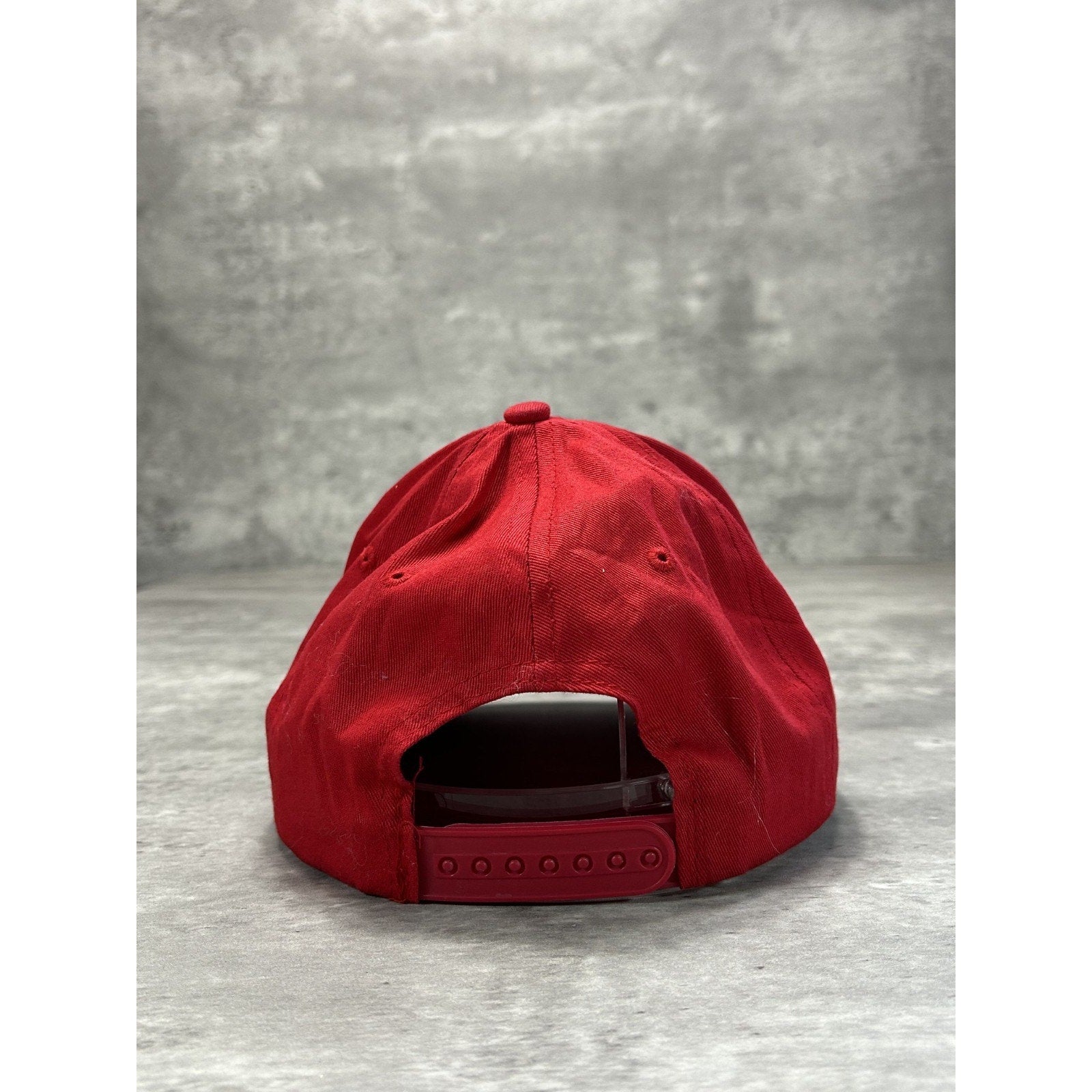 Vintage Firestone Racing Embroidered Spellout Snapback Hat OSFA Red