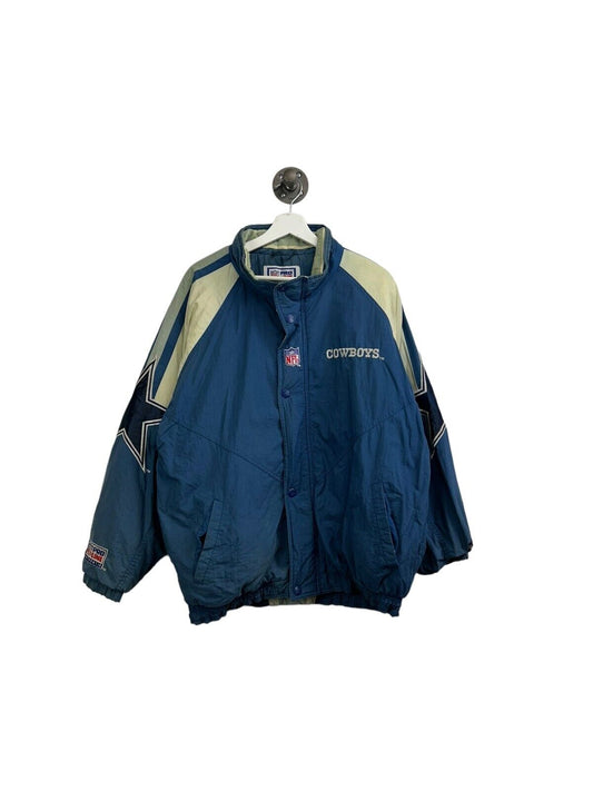 Vintage 90s Insulated Pro Line Dallas Cowboys NFL Starter Jacket Size Medium
