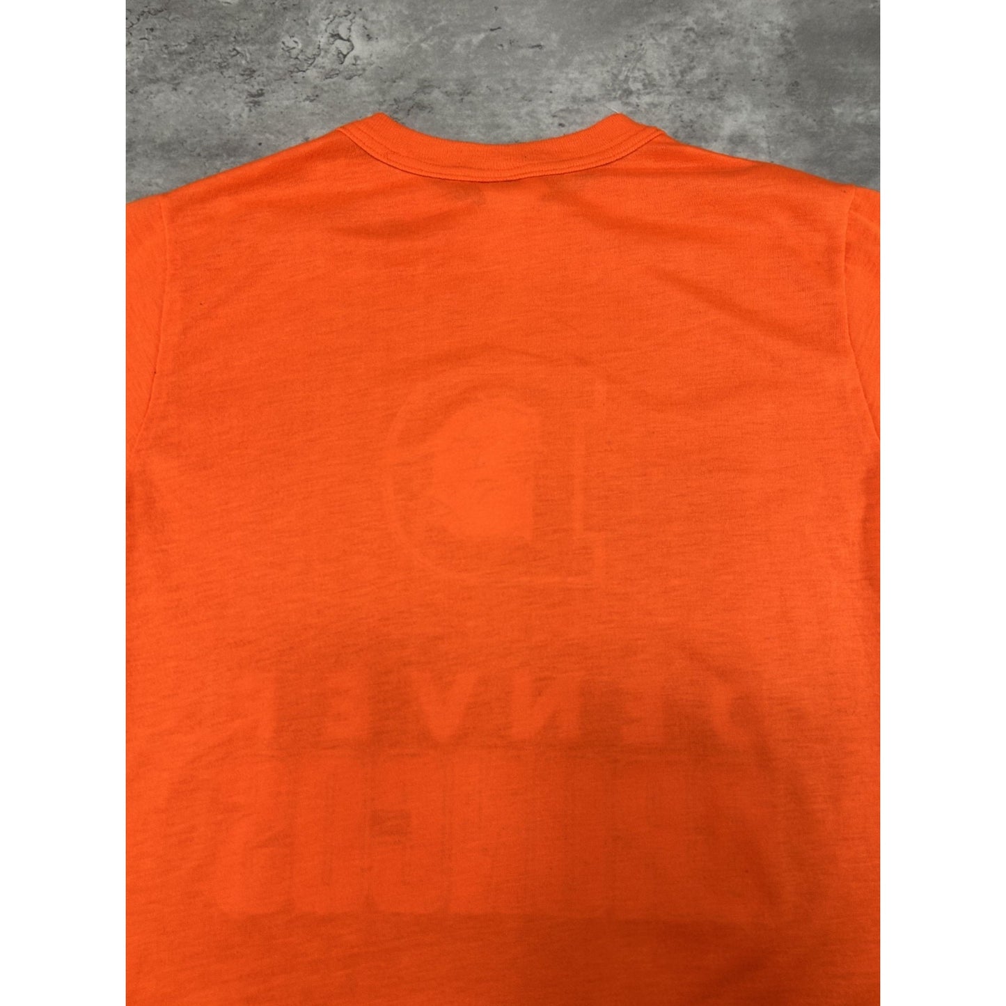 Vintage 80s Denver Broncos NFL Graphic Spellout T-shirt Style Jersey Large YOUTH