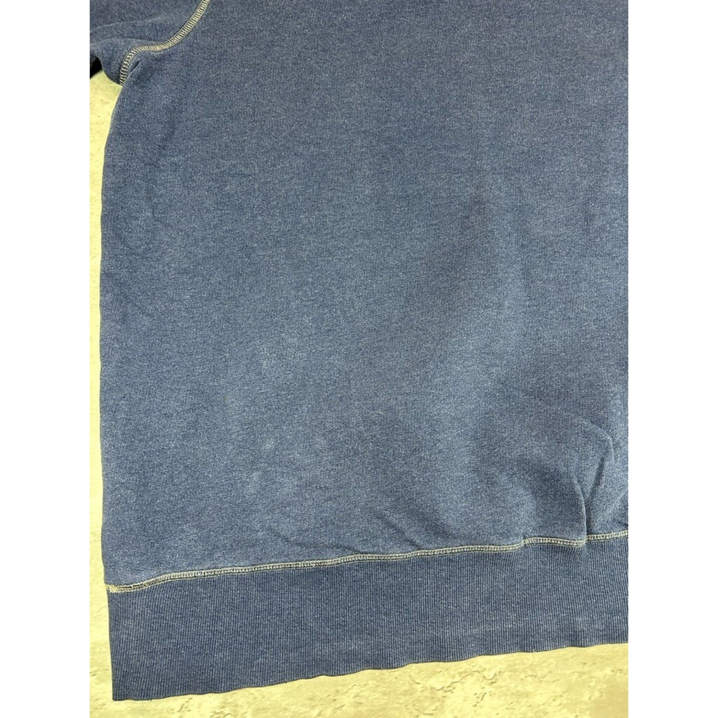 Vintage B.U.M Equipment Embroidered Crest Patch 3/4 Zip Sweatshirt Size 2XL