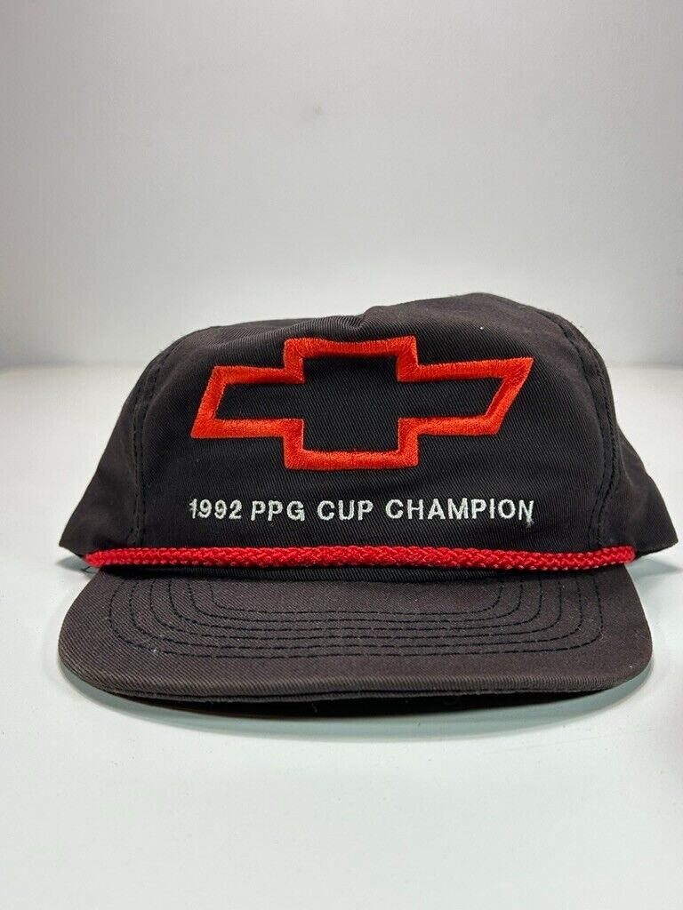 Vintage 1992 Chevrolet PPG Cup Champion Embroidered Logo Snapback Hat OSFA