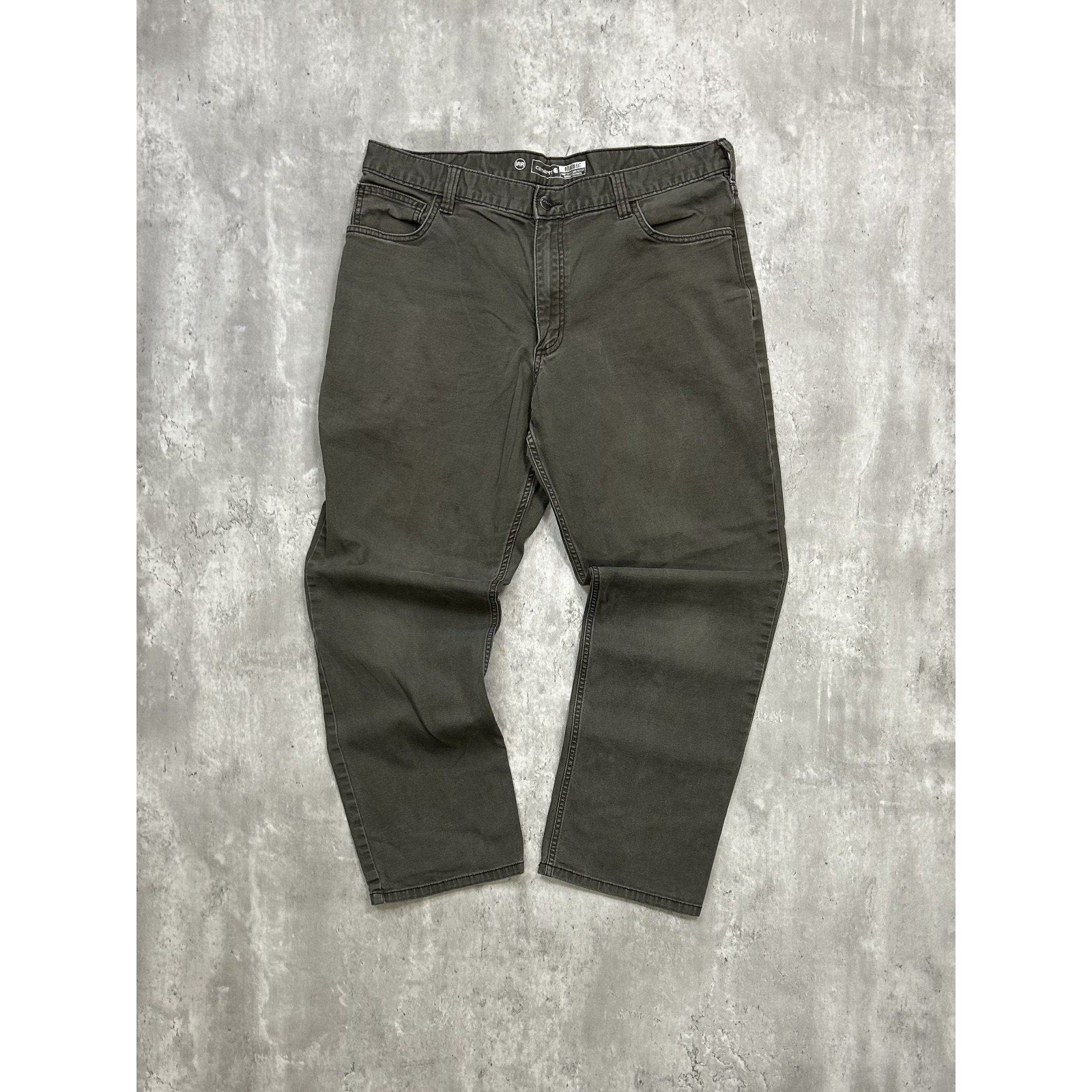 Carhartt Relaxed Fit Canvas Workwear Five Pocket Pants Size 37