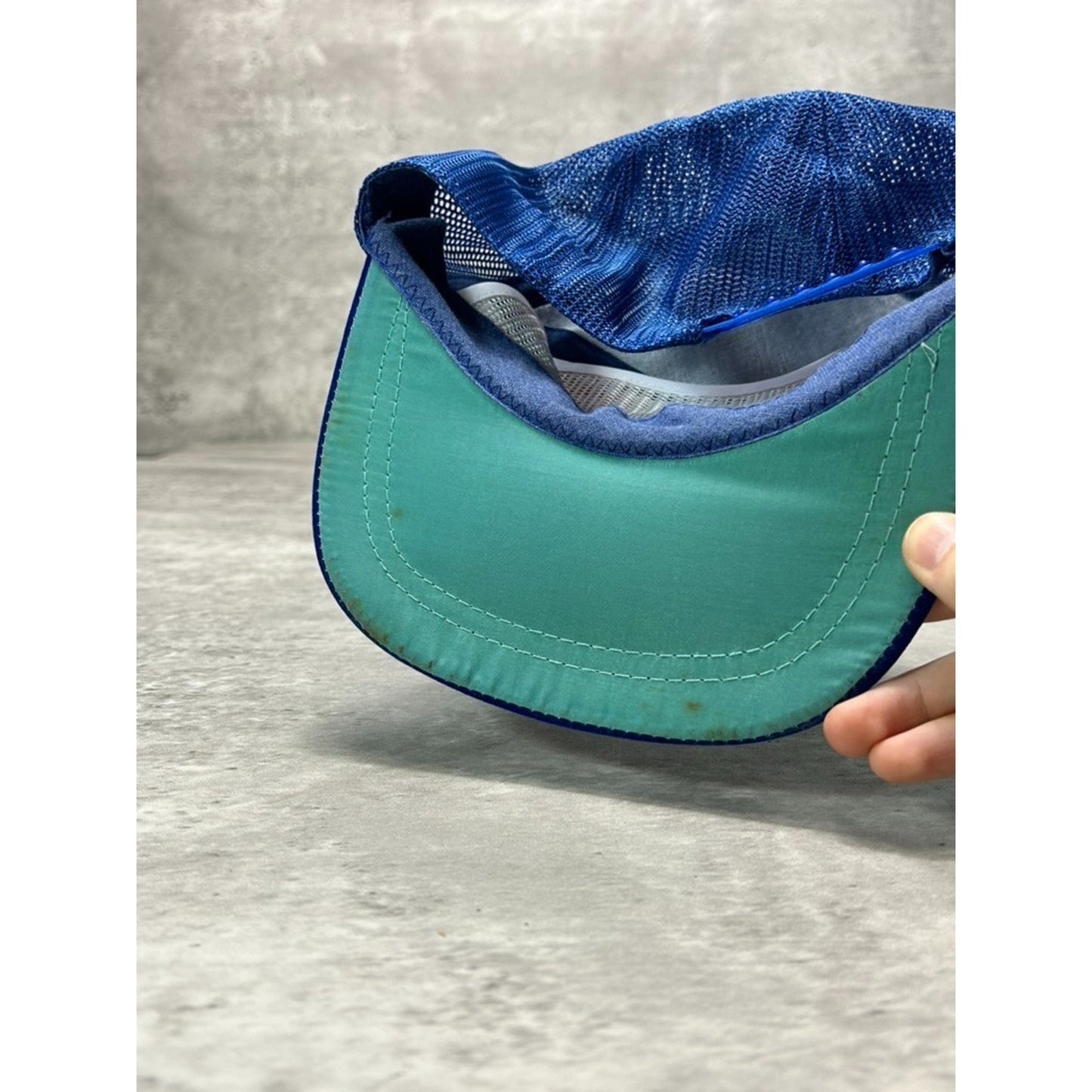 Vintage 1998 Korea Olympics Embroidered Logo Trucker Snapback Hat OSFA