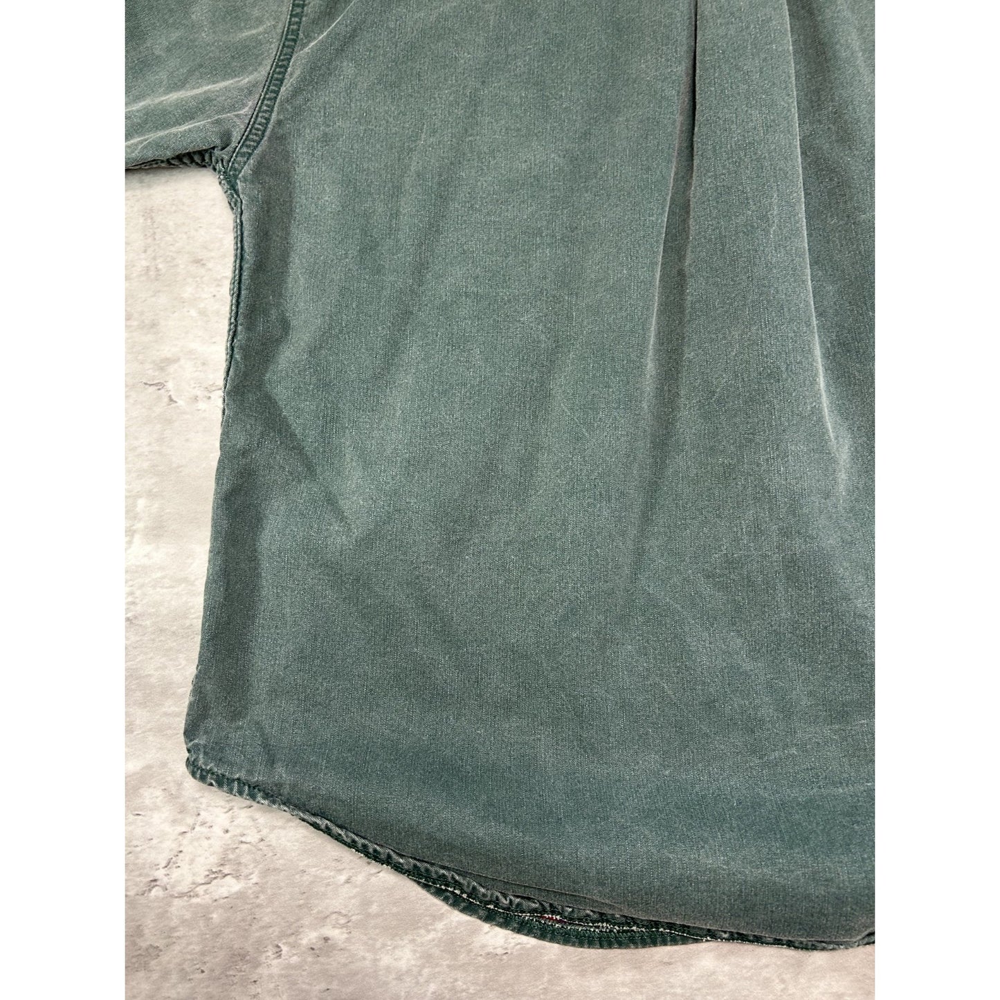 Vintage 90s Eddie Bauer Long Sleeve Double Pocket Button Up Shirt Size Large