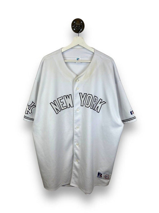 Vintage 90s New York Yankees MLB Russell Athletic Stitched Jersey Size 3XL