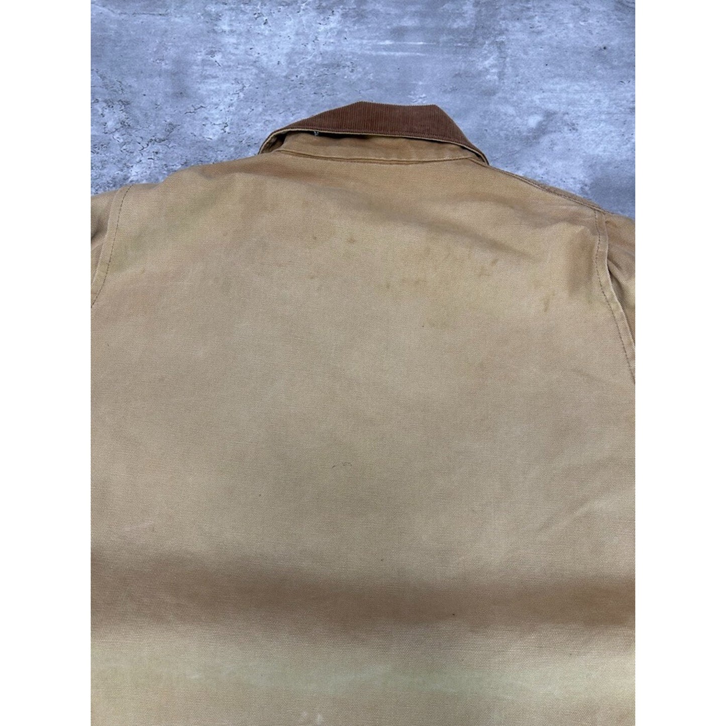 Vintage 90s Carhartt Blanket Lined Canvas Workwear Detroit Jacket Size XL