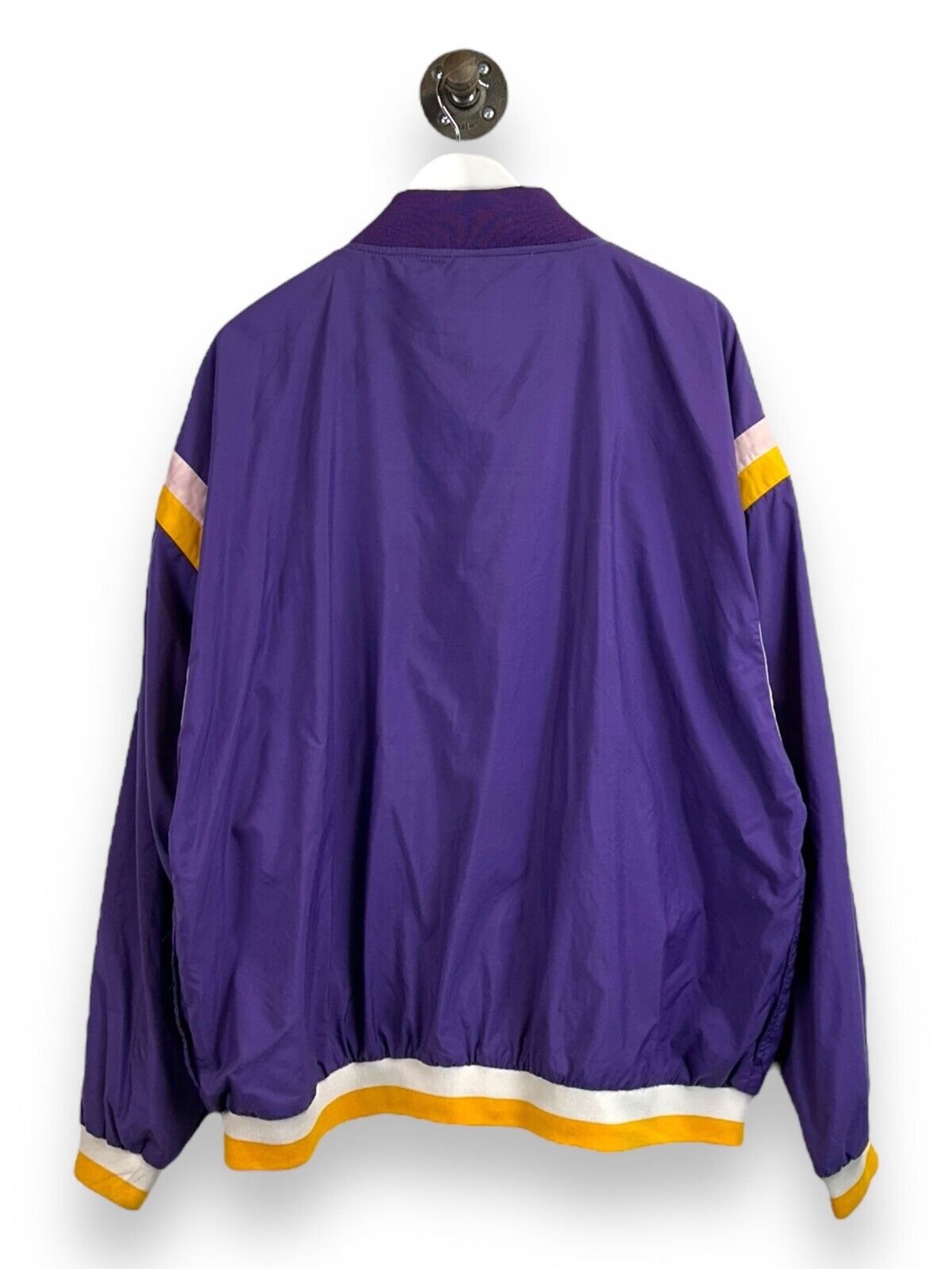 Vintage 90s Los Angeles Lakers NBA Embroidered Champion Bomber Jacket Size 2XL