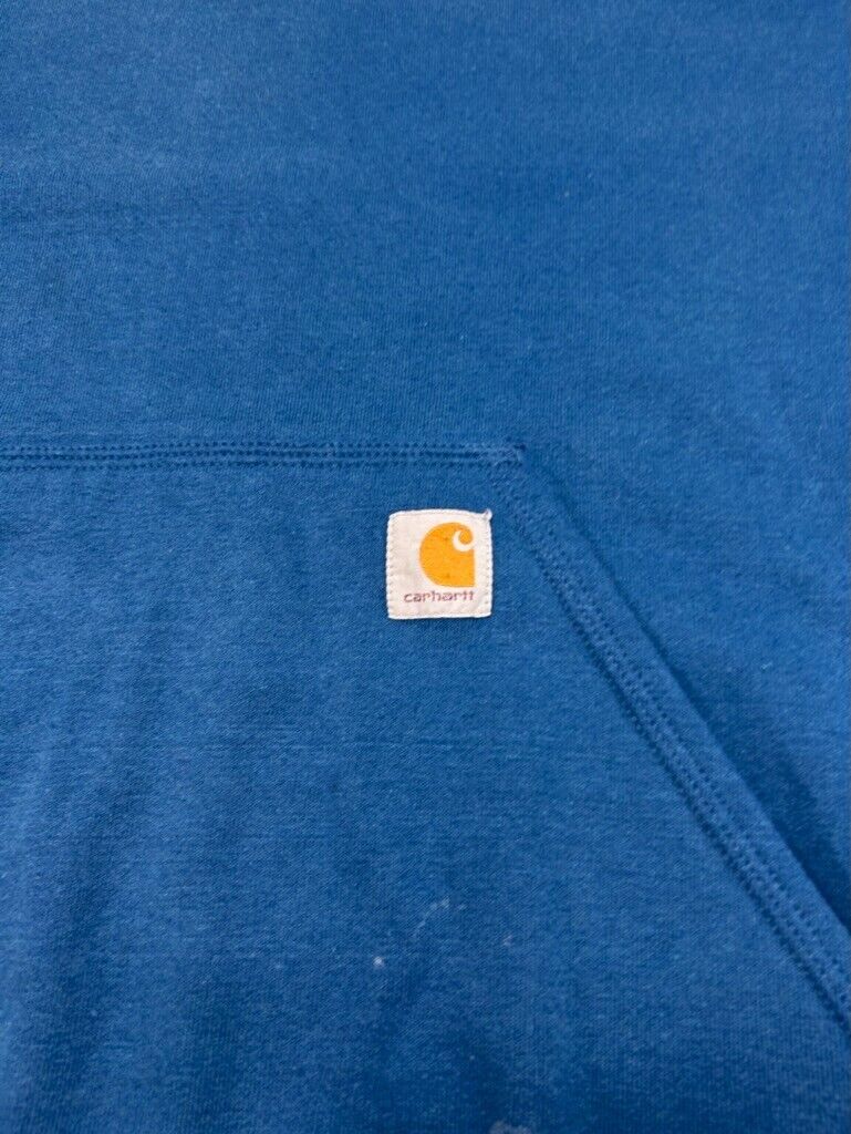 Carhartt Original Fit Embroidered Patch Hooded Workwear Sweatshirt Size 3XL