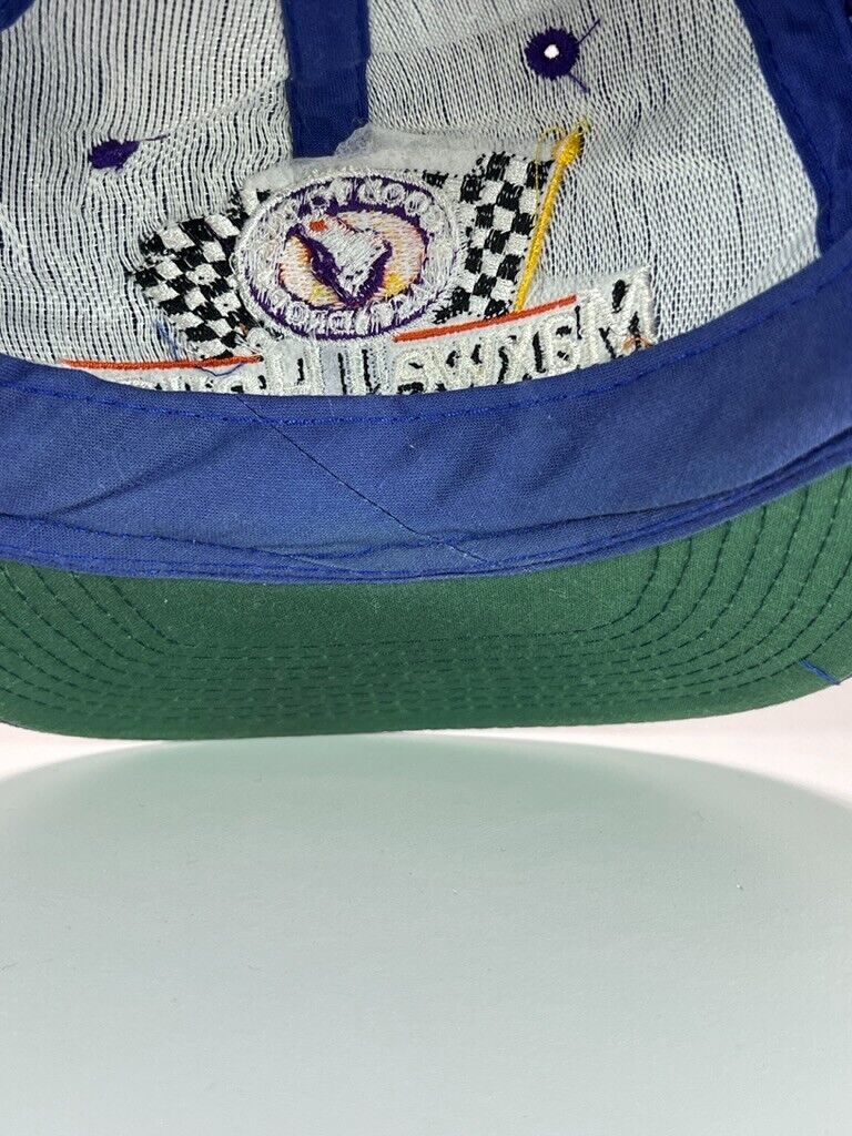 Vtg #22 Bobby Labonte Nascar Maxwell House Racing Embroided Snapback Hat OSFA