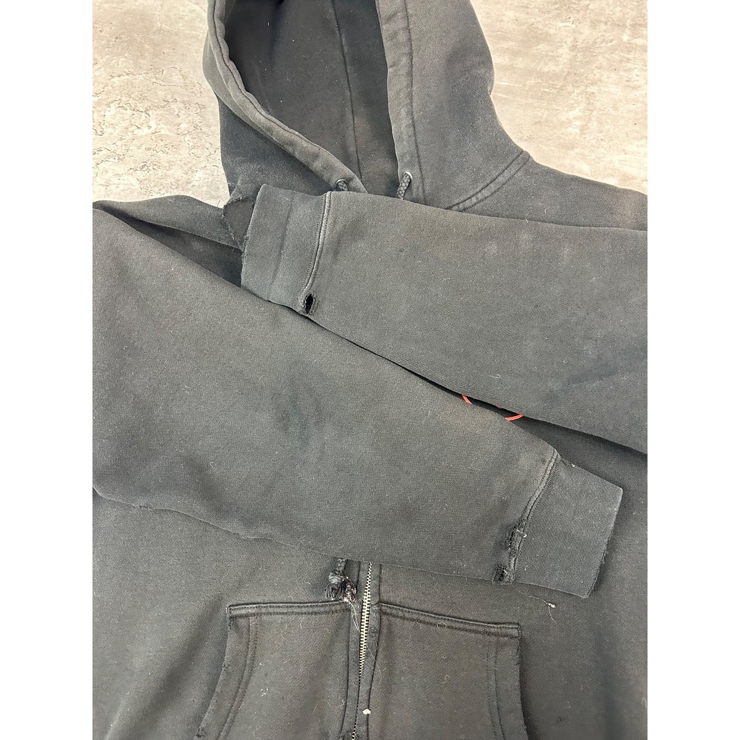 Vintage Foo Fighters Wasting Light Rock Music Full Zip Hooded Sweatshirt Medium