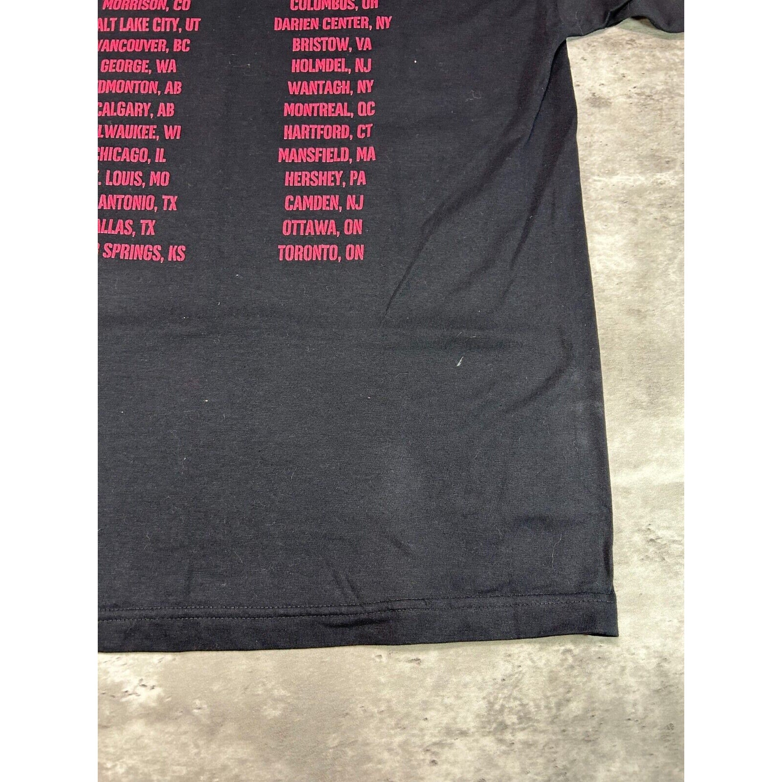 Vintage 2001 John Mellencamp Cuttin Heads Rock Music Tour T-Shirt Size Large
