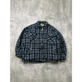 Vintage Earth Ragz Plaid Heavyweight Full Zip Jacket Size Large