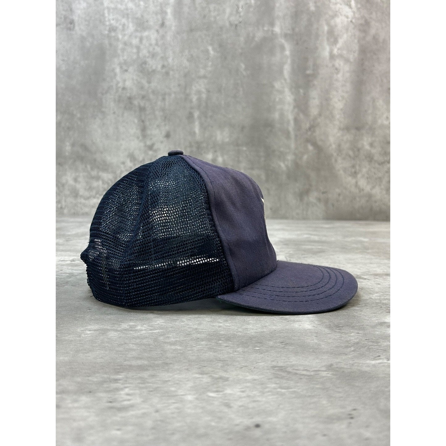 Vintage 80s/90s Detroit Tigers MLB Embroidered Logo Trucker Snapback Hat OSFA